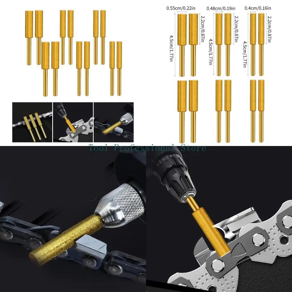 

Точилка для цепной пилы с алмазом твердости 57QF длится долго, точильный камень для выступлений