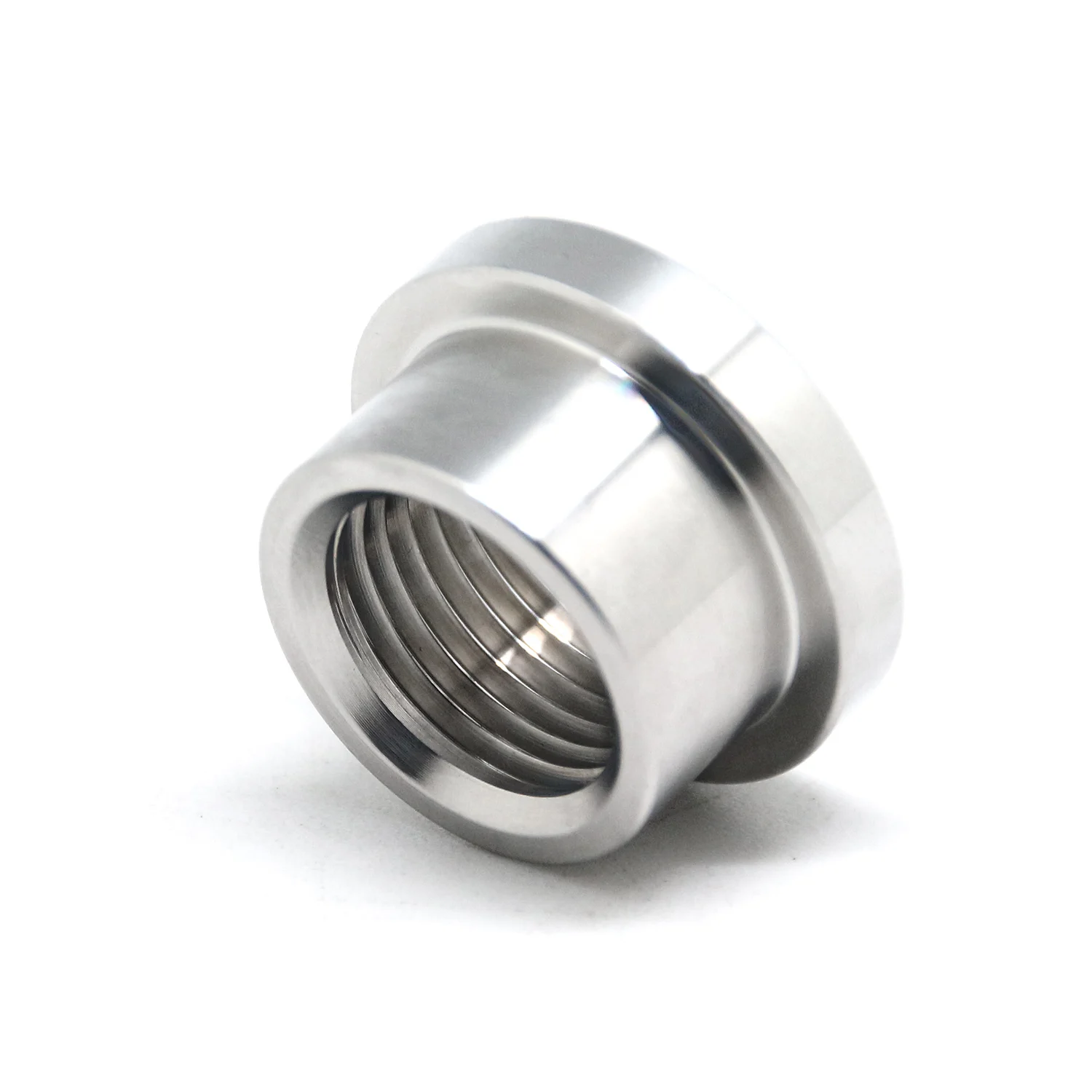 

SS304 Female Threaded NPT Stepped Weld Bung Mounting Fitting NPT Female Stainless Steel 304 for O2 Oxygen1/4" 1/2" 1"