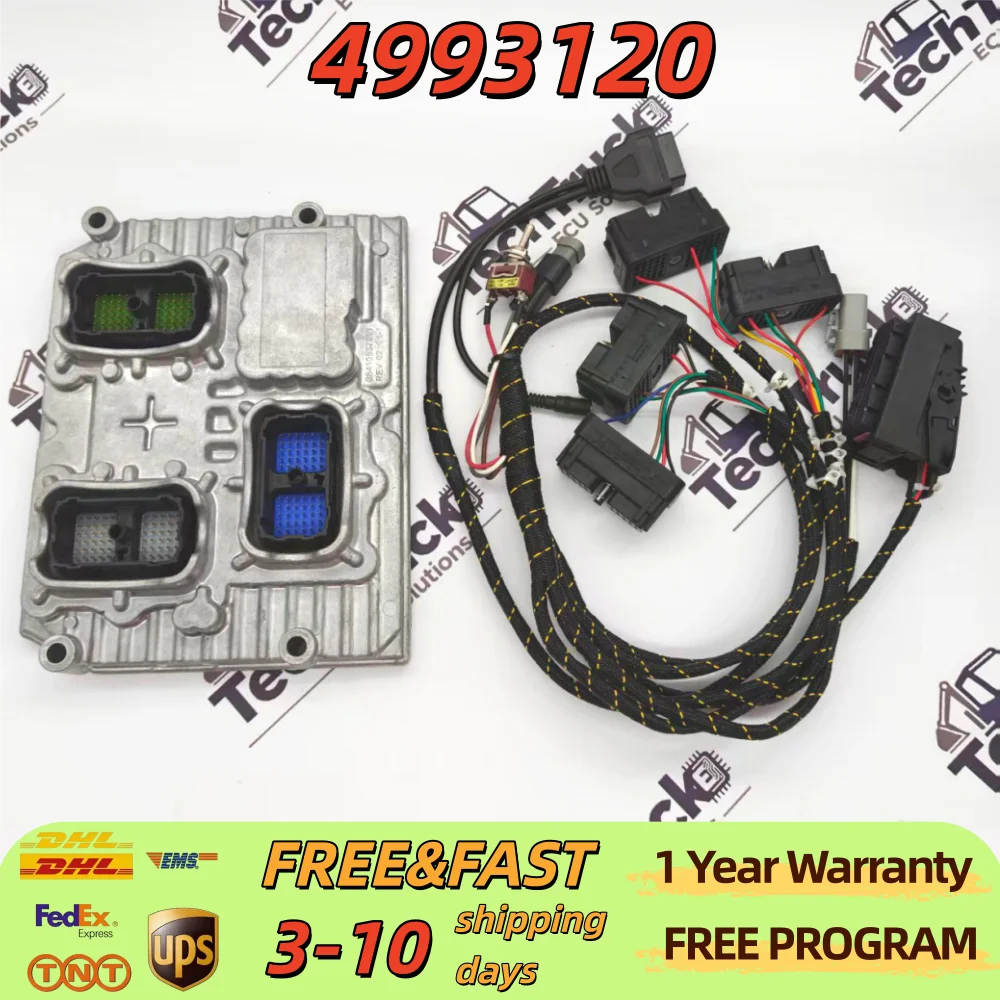 

For 4993120 Original New Electronic Control Module with Program Cable Engine PartsECM for Cummins Excavator PC200-10 PC220-10