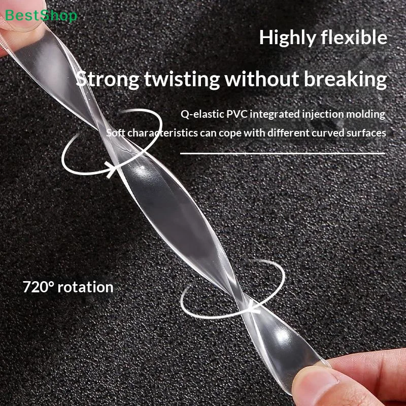 Transparent Silicone Adhesive Bumper Pads Anti Collision Scratch Resistant For Cabinets Drawers Table Corners Home Use
