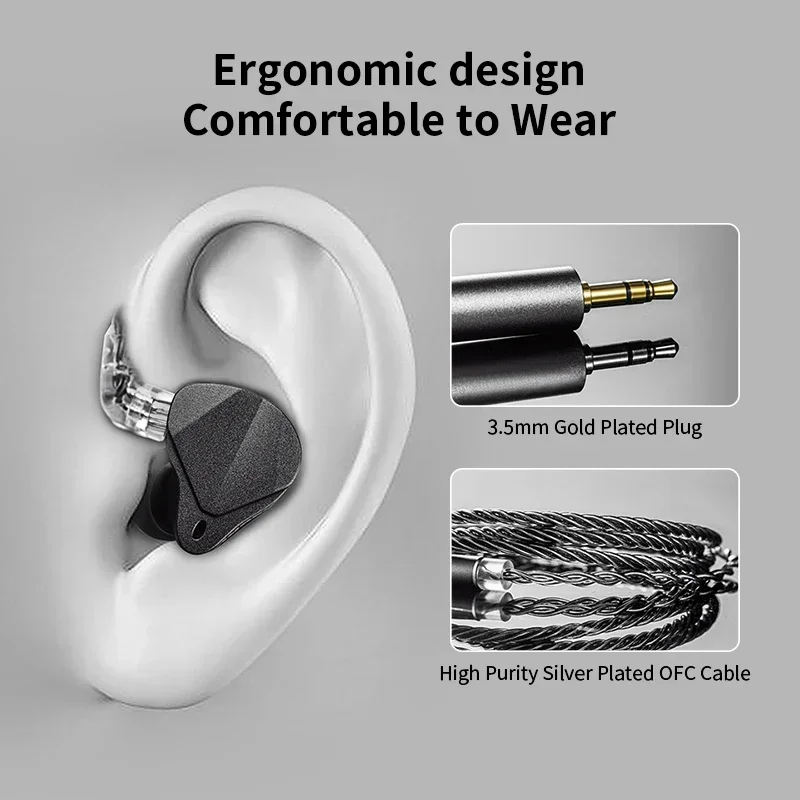 سماعات Agasound AGA ONE المتوازنة DCD المغناطيسية DD HIFI داخل الأذن سماعات رأس سلكية مريحة لارتداء سماعات الألعاب