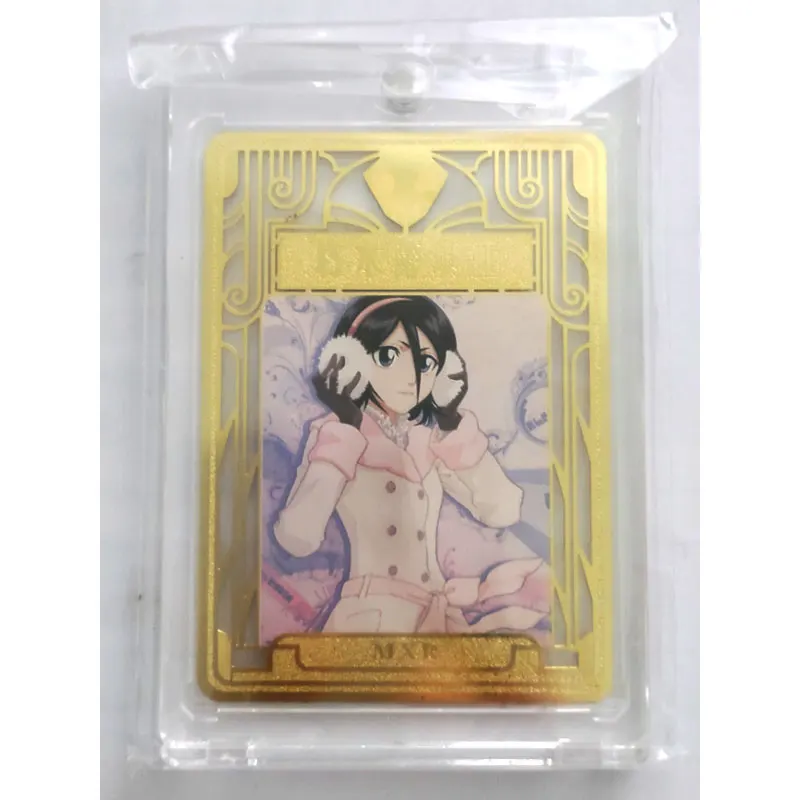 Very Rare Metal Card With Card Brick Japanese Anime Figure Himeno Levi Emiria Booster Cards Doujin Toys And Hobbies Gift