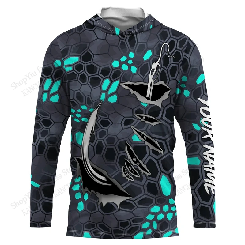 New Camo Fishing Hoodie Sweatshirt Fishhook 3d Print Hoodie Men Women Fashion Outdoor Oversized Tracksuit Men Clothing Compass