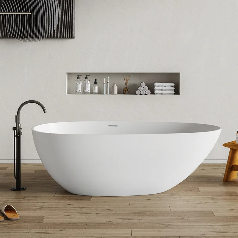 

Современный дизайн, ванная комната, спа-ванна, овальная ванна из искусственного камня, внутренняя ванна для замачивания, отдельно стоящая для взрослых, производитель ванн