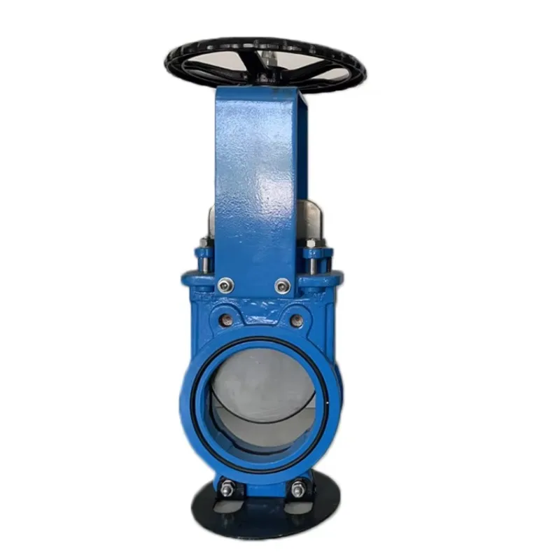 

150LB/PN10 Pneumatic Actuator/Manual Knife Gate Valve DI/SS Body 3" 4" 6" General Application Manual Knife Gate Valve Base Media
