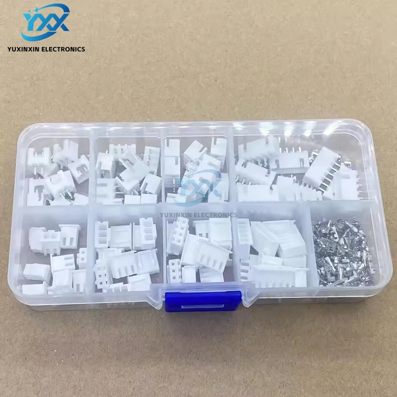 230 шт. XH2,54 мм комплект разъемов 2P 3P 4P 5P штекерный корпус + контактный разъем набор клемм «папа»