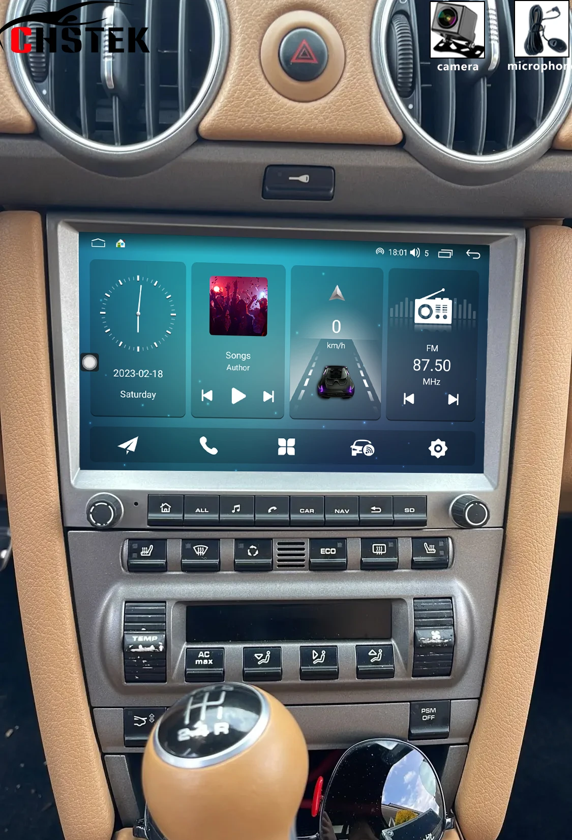 Auto OEM Radio Für Porsche 911 997 Cayman Boxster 987 2005-2013 Android WIFI Drahtlose Carplay Vedio Media Bildschirm Bluetooth CHSTEK
