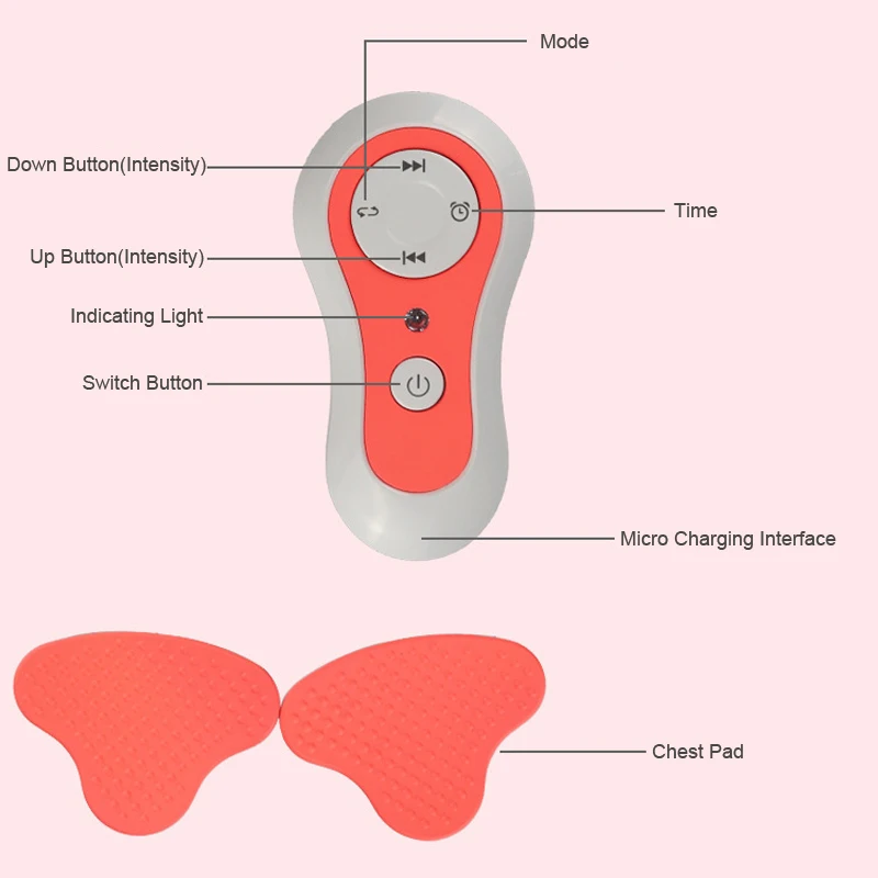 Electric Breast Enlargement Massager Magnet Breast Enlarging Anti Chest Sagging Device Breast Lift Acupressure Massage Therapy