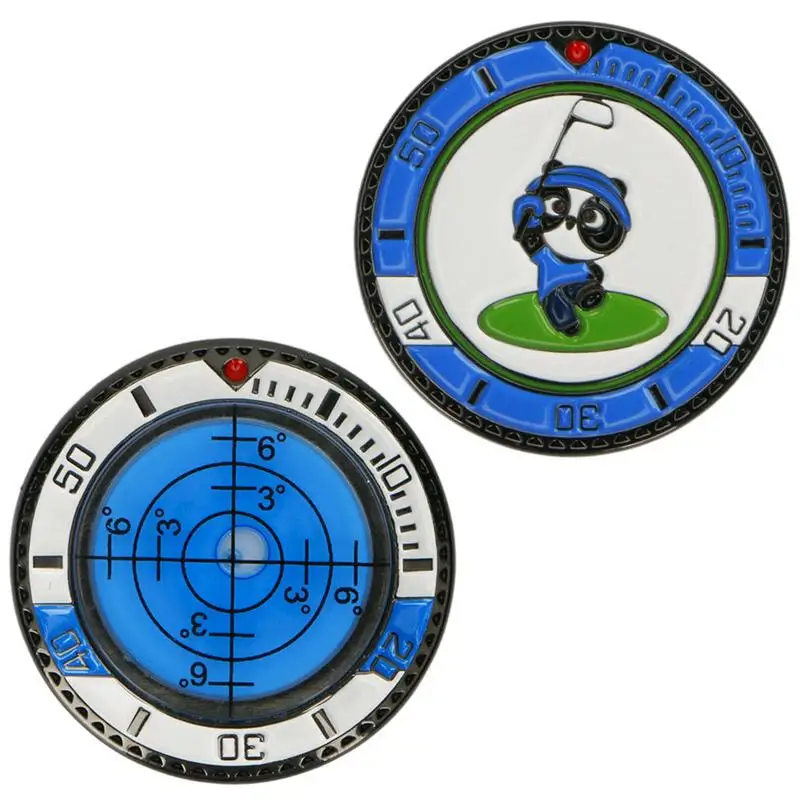 Hat Clip Ball Markers Golf Zinc Alloy Ball Marker With Hat Clip Design Putting Training Supplies Multifunctional Golf