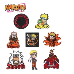 Naruto Anime Peripheral Cartoon Characters Embroidered Cloth Stickers Clothing Bags Sewing Cloth Sticker Appliques Decoration