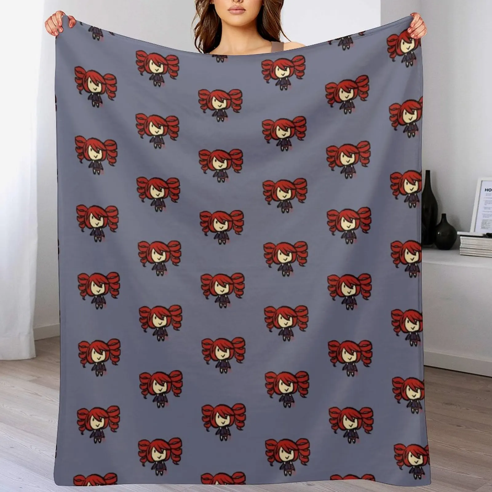

UTAU Kasane Teto Throw Blanket Fade Resistant Durable Throw Blanket