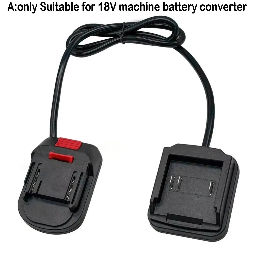 

Кабель расширения Адаптер батареи Разветвитель Удлиненная линия Разъем батареи 18 В Редуктор веса Высокая мощность для батареи Makita 18 В