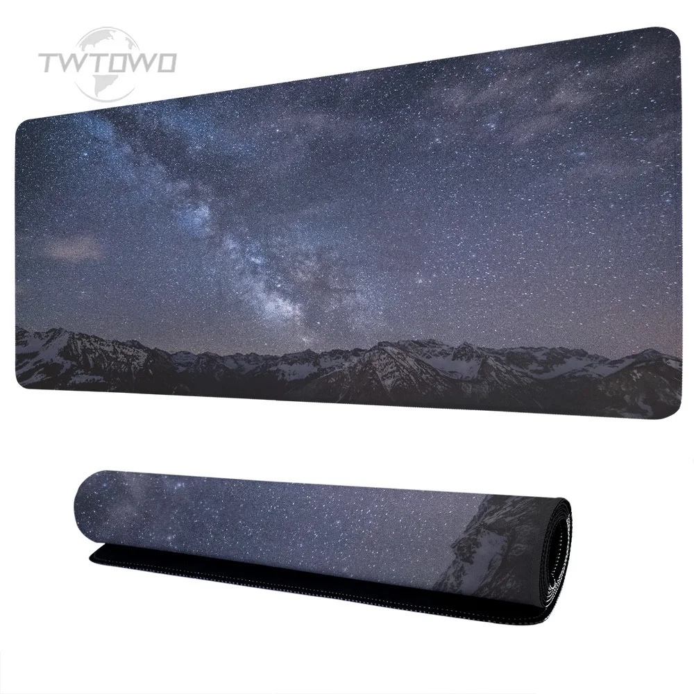 Mouse Pad Gamer Space Starry Sky XL Home HD New Mousepad XXL keyboard pad Non-Slip Carpet Office Laptop Mouse Mats