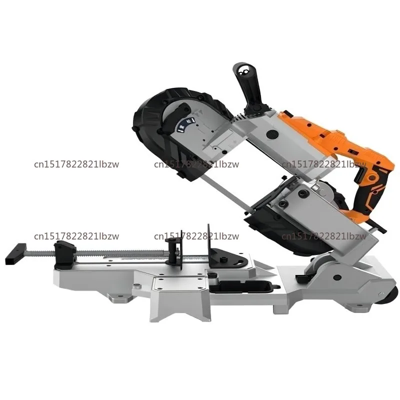 1100W Portable Metal Cutting Saw Spark Free Band Saw Variable Speed ​​Handheld Automatic Disc Cutter for Metal Wood