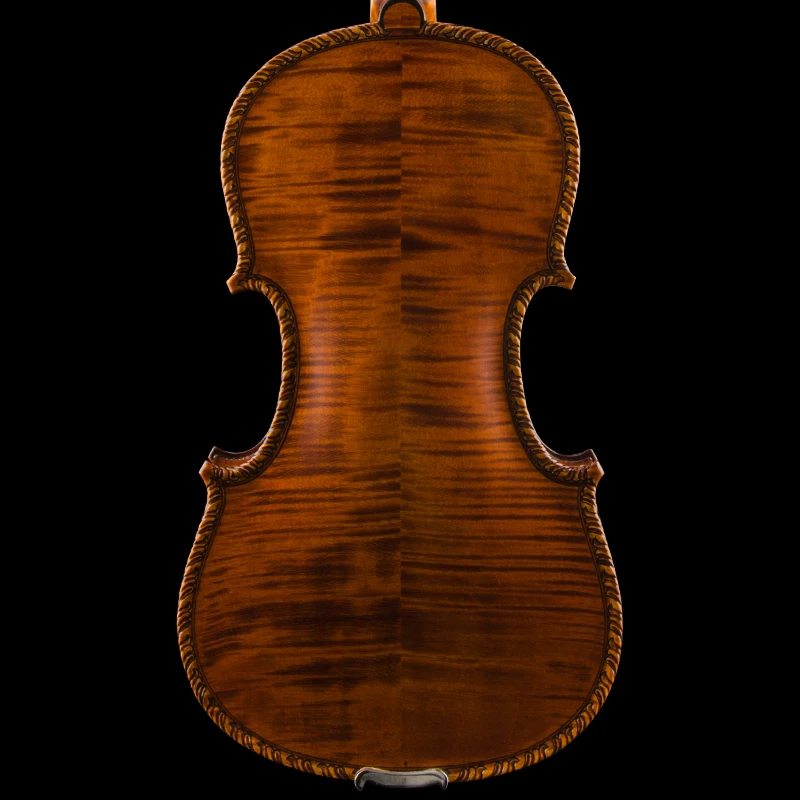 CHRISTINA Handcarved Violin for Collection EU6000B European Workshop Finished Premium Fine Flame Maple Spruce Carved Design