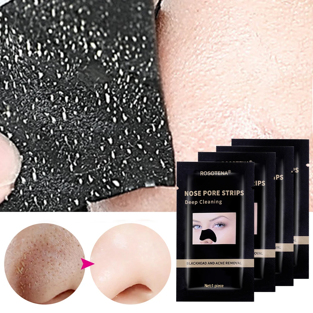 Usuń nos zaskórnika Patch Peel Shrink Pore Black Dots Deep Cleansing Blackhead Remove Mask Treatment Skin Care Unisex Strips