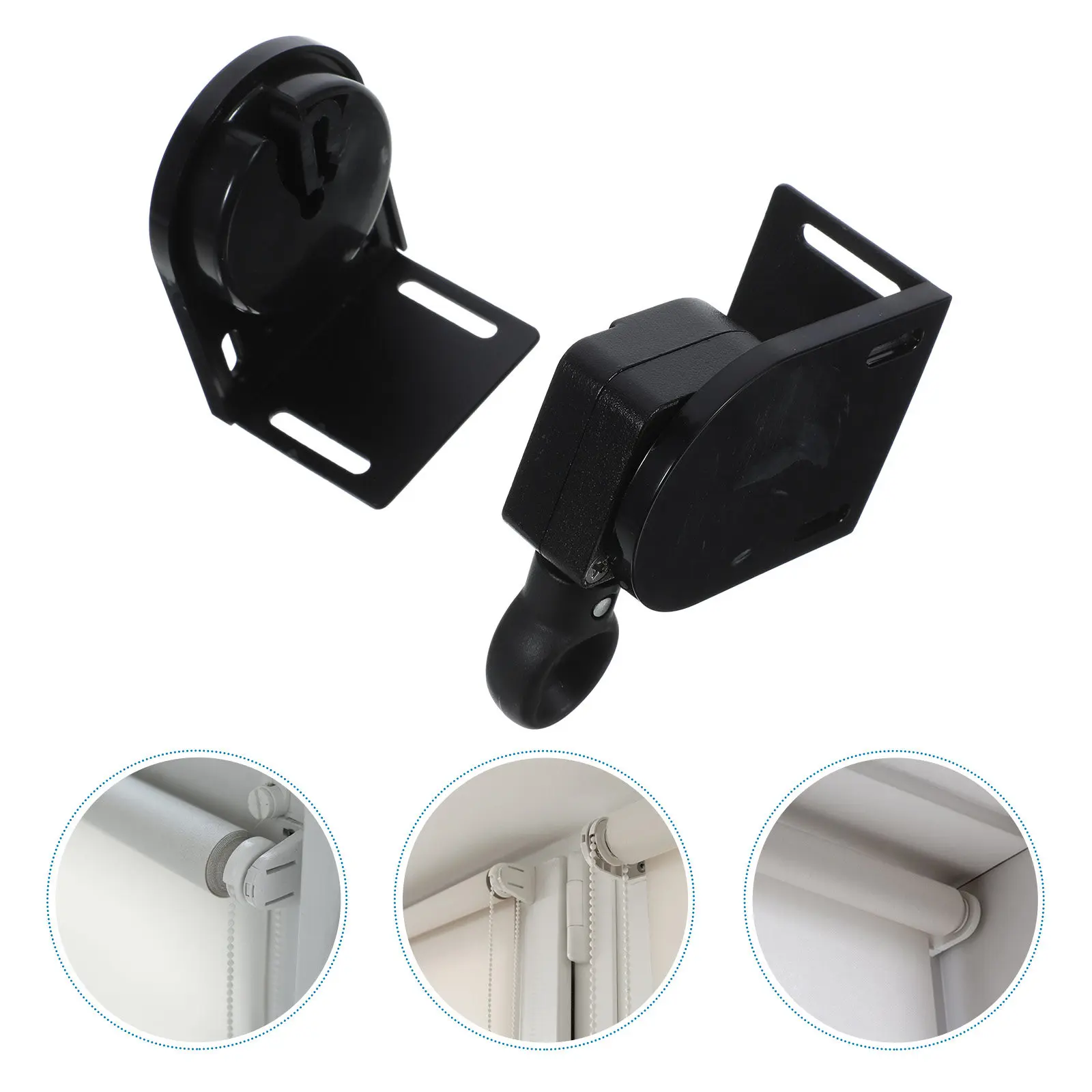 1Set Roller Blind Curtain Bracket Stable Replacement Installation Accessories Metal Curtain Fixing Parts Home Roller Shade