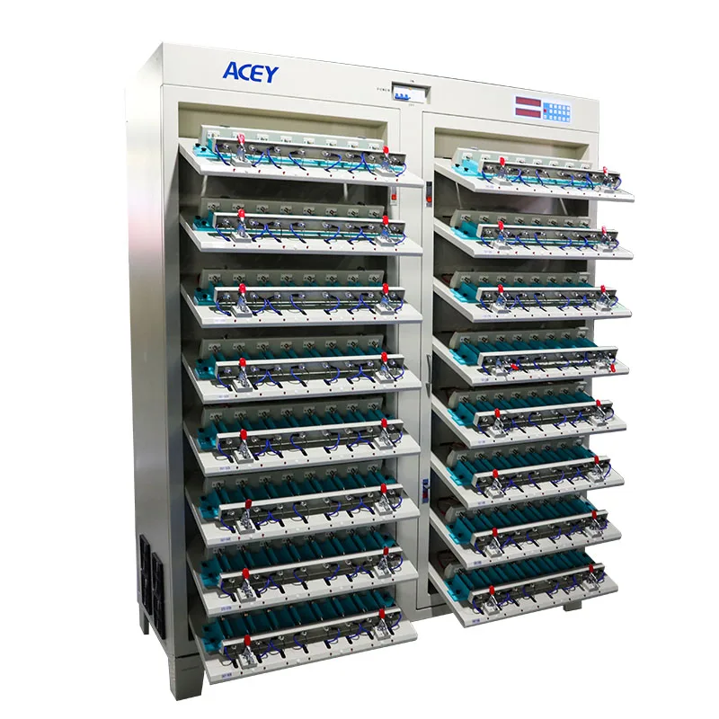 Customized 256 Channels 5V 10A 20A 32140 33140 Lithium  Charging Discharging Tester Cell Capacity Grading Machine
