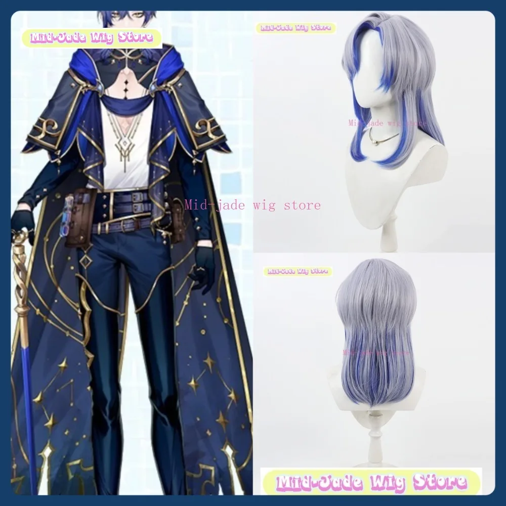 

Mid-jade Wig Store VTuber Millie Parfait Cosplay Wig Anime Game Role Playing Synthetic Hair Halloween Party