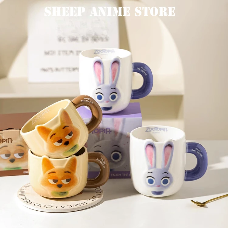 Oryginalny Kubek Judy Nick Kreskówka Klasyczne Filmy Kubek dla Pary na Wodę Mleko Kawę Kolekcja dla Fanów Prezent na Urodziny dla Dzieci Prezent na Boże Narodzenie