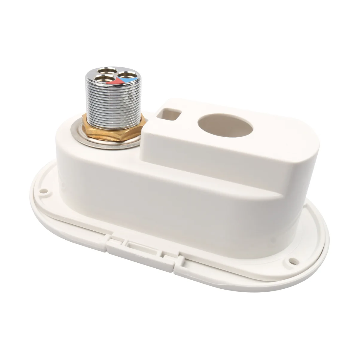 Exterior Sprayer Kit for RVs Yachts Boats with Flush Mount Design Solid Brass Valve Core and 2.5M Retractable PVC Hose