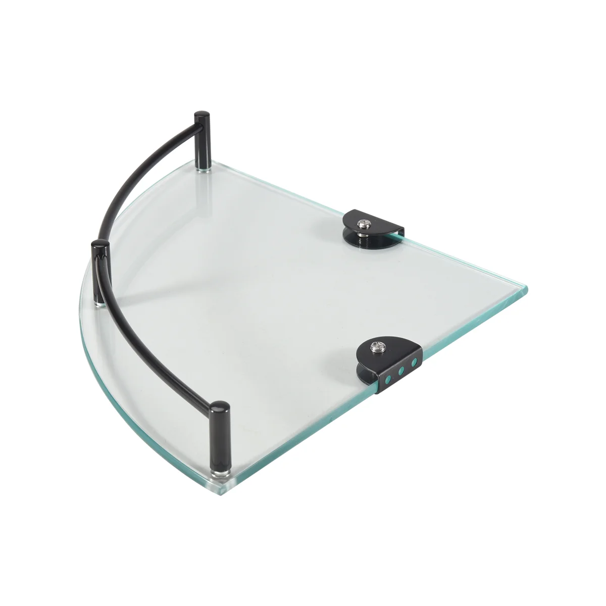 

Bathroom Shelves, Bathroom Glass Corner Shelf Wall Mounted ,Tempered Glass Shelf for Storing Shower Gel/Soap-A