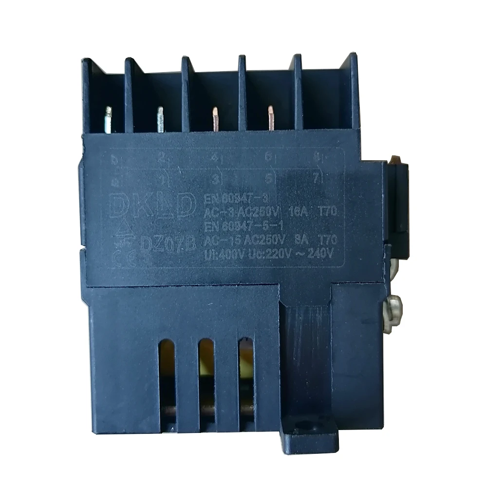 DZ07B DKLD 230V Relay with Auxiliary Contacts 3 NO 8Pins Single Phase