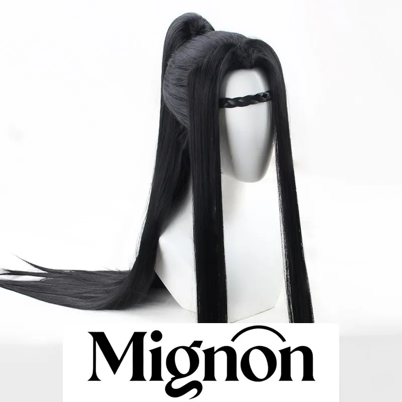 

Ancient Style Male Cosplay Wig, City Personification Chengdu Style, Silver-Gray with Beauty Point