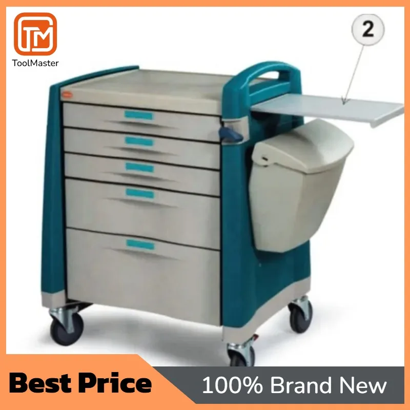 

【Hot Sale】ABS Emergency Cart Crash Trolley For Clinic Plastic Medication Cart Treatment Trolley