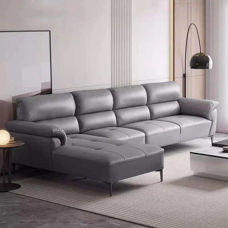 Mid Century Relax Living Room Sofas Grande L Shape Corner Xxl Recliner Sofa Floor Armchair Divani Soggiorno Prefabricated House