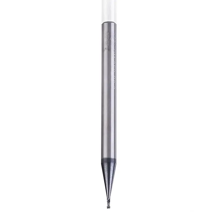 

GM-2ES-D1.5 ZCC.CT GM-2ES 2 blade straight handle Small diameter Flat end milling cutter Φ1.5*3.0*50 2T 2 Flute Flat End Mill