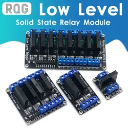 5V 12V 24V Relay 1 2 4 8 Channel Low-Level DC Controlled AC Solid-State Relay Module