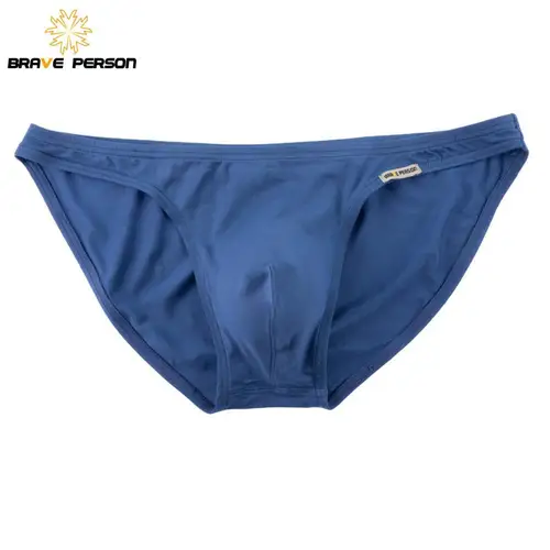 BRAVE PERSON 남성용 모달 브리프, 섹시한 남성 속옷, 로우 라이즈 솔리드 언더팬츠, 편안한 통기성 브리프, 2023 신상  Best5