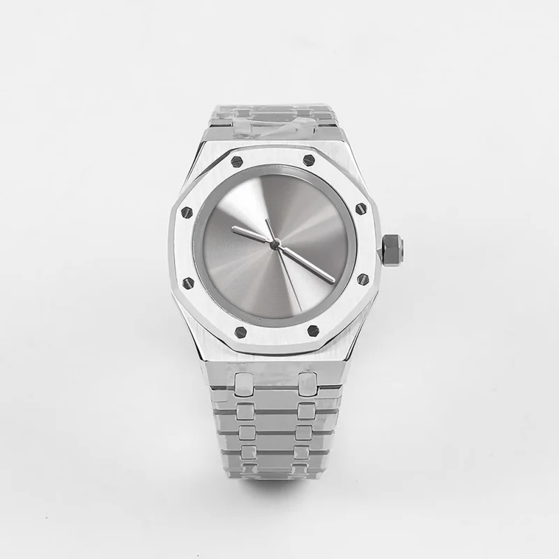 ساعة ميكانيكية للرجال من Nonelogo مقاس 41 ملم بدون علبة ساعة من الفولاذ المقاوم للصدأ مضيئة تتطابق مع العلامة التجارية NewNH35/36Movement