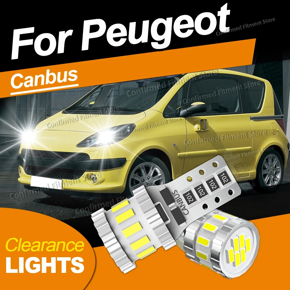For Peugeot 1007 107 206 207 306 307 CC SW 4007 4008 407 508 607 807 Bipper Tepee Expert Partner LED Clearance Light T10 Canbus