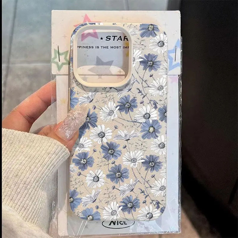 

Dandelion Flower Pattern Phone Case For iPhone 17 Air 11 13 14 12 15 16 Pro Max XS XR 7 8 Plus 16E Shockproof Bumper Soft Cover