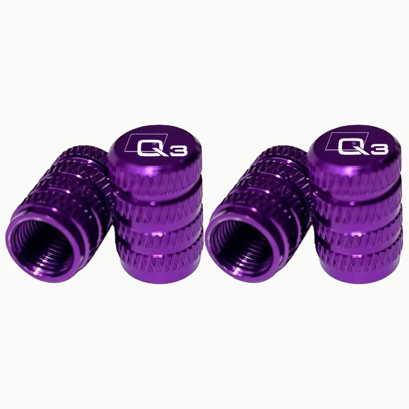 For For Audi Q3 F3B 8UG 8UB 2013-2027 Car Wheel Tire Valve Caps Tyre Stem Covers Airdust Waterproof Accessories