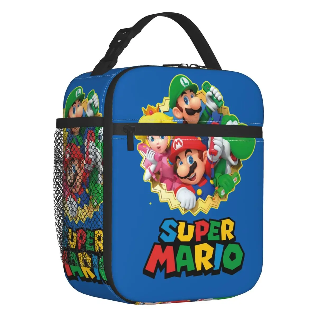 

Изолированные сумки для обедов Custom M-Marioes Video Game Brothers And Friends для кемпинга и путешествий, водонепроницаемые термосумки-холодильники для мужчин