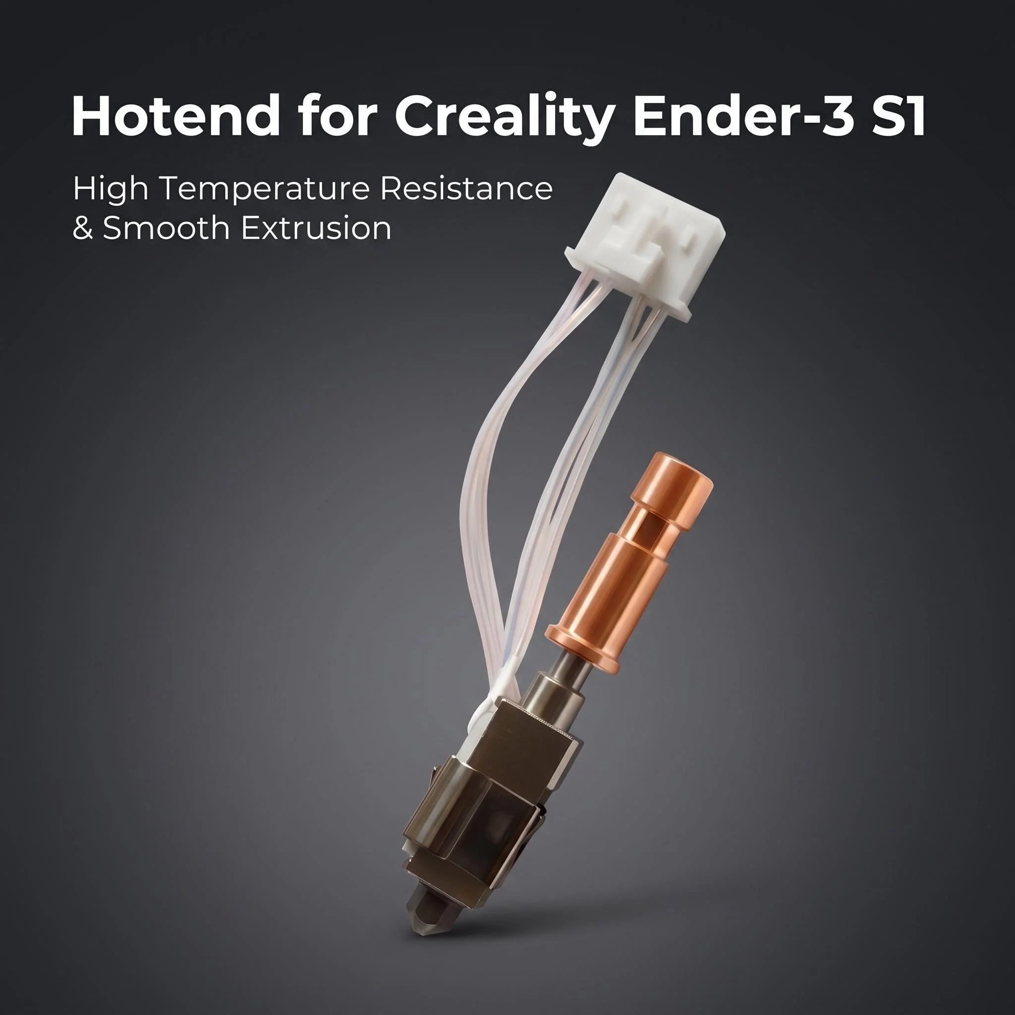 3D Printer Hotend Compatible with Creality Ender-3 S1 High Precision Extruder Head, High-Temperature Resistant Accessory