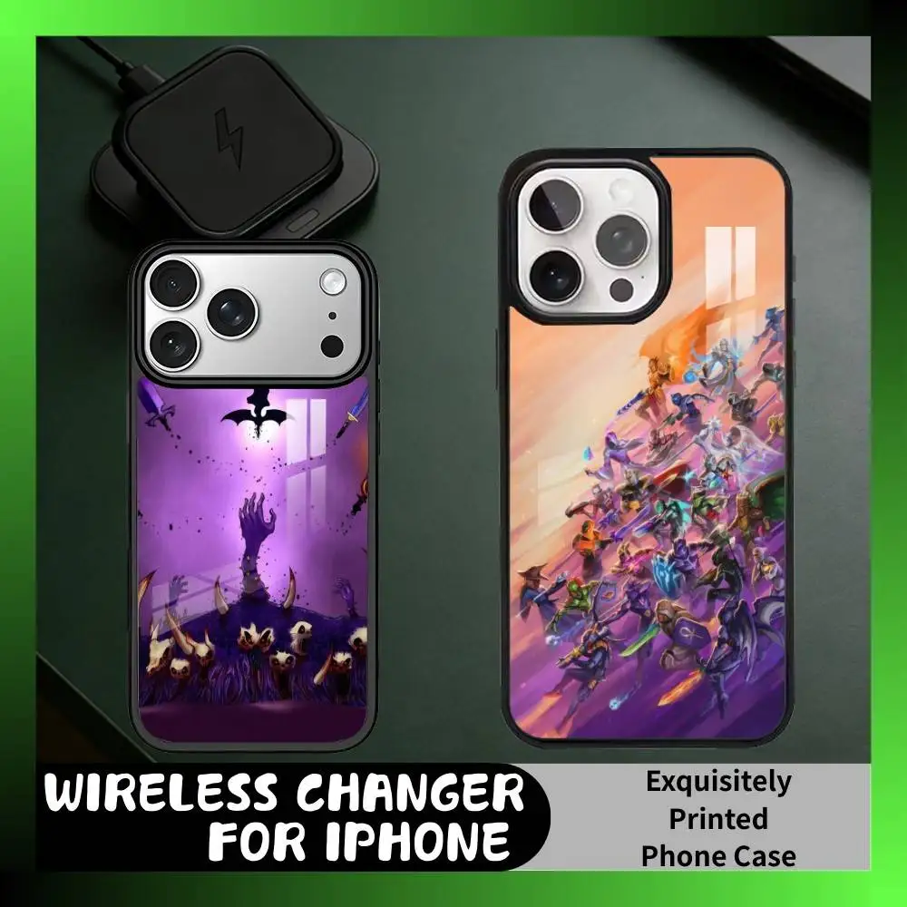 

TR GAME T-Terraria Printed Phone Case For iPhone17,16,15,14,13 Plus,Pro Max Magnetic For Magsafe Wireless Charging