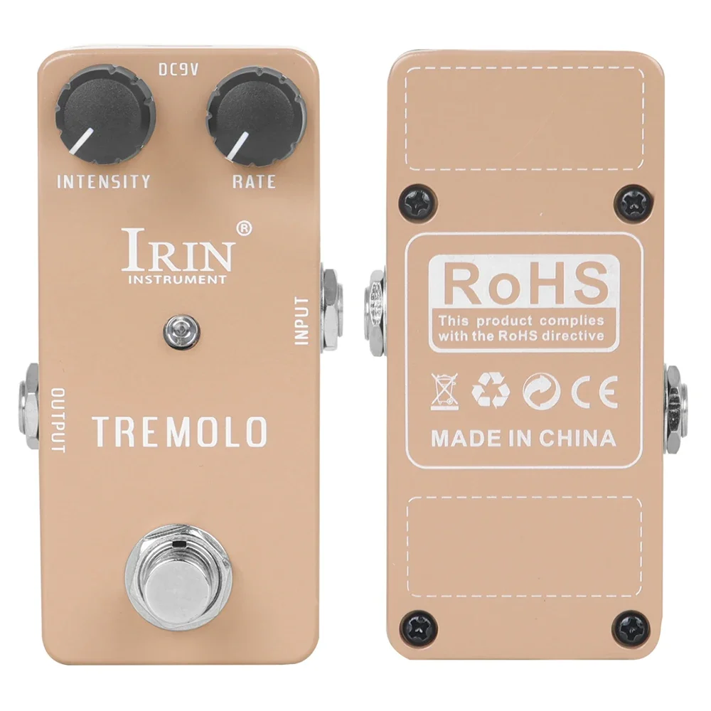 

IRIN RS-09 Tremolo Guitar Effect Pedal Retro Vibrato Old Tube Amplifier Effects True Bypass Electric Guitar Parts & Accessories