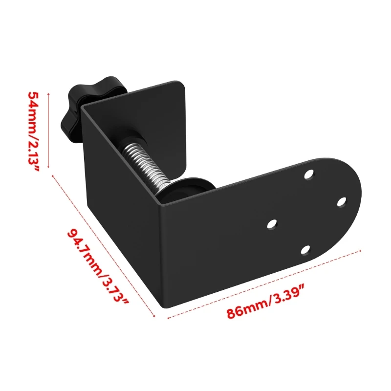 Dành cho Giá đỡ camera giám sát 4 ngoài trời, Giá đỡ kẹp cửa bằng thép không gỉ