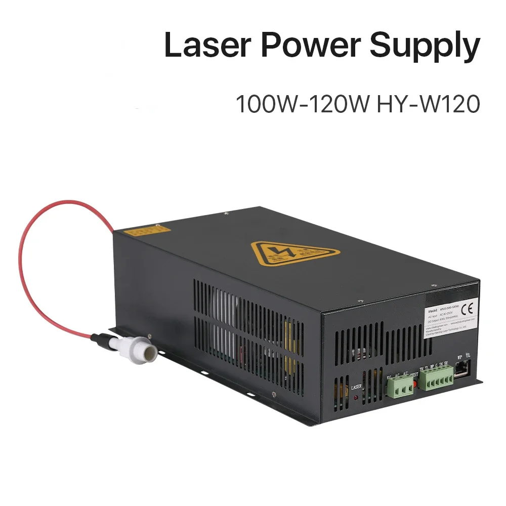 100-120W CO2 Laser Power Supply for CO2 Laser Engraving Cutting Machine HY-W120 T / W Series