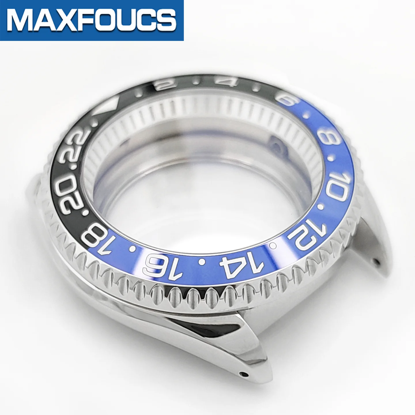 Silberne SKX Klassische Uhrengehäuse mit Glänzender Stahlausführung MOD NH35 NH36 4R36 Mit 3-Uhr-Krone Saphirglas Maßgefertigtes Zubehör – Detail 9