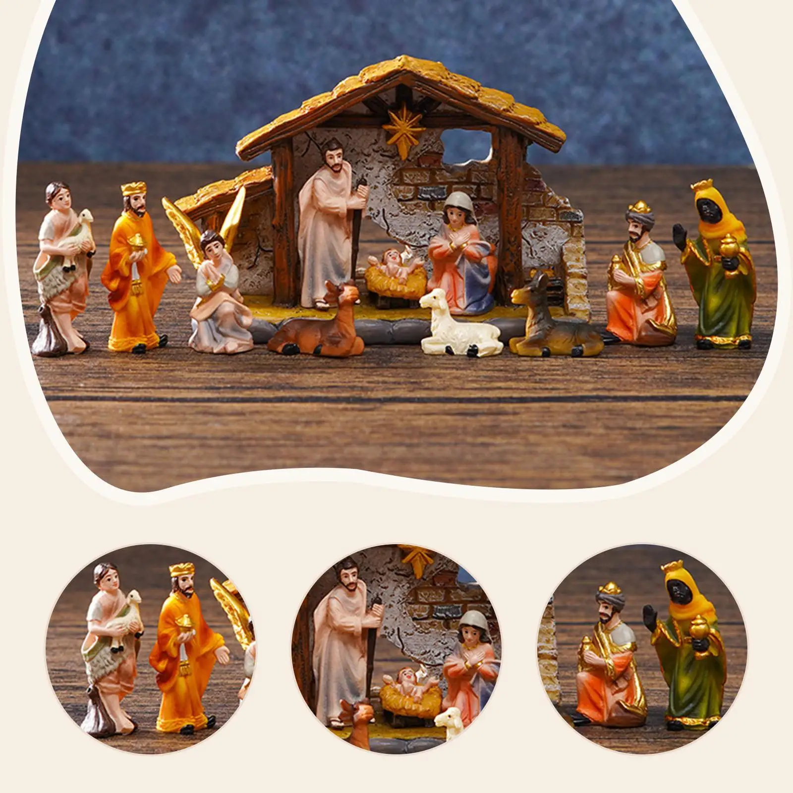 Christmas Nativity Scene Set Collection Holy Family Nativity Figurines