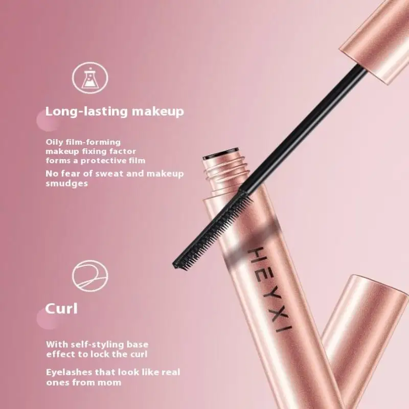 Ciglia Allungamento Curling Mascara Allungamento Ispessimento Impermeabile Resistente al sudore Ciglia setose Non sbava Facile da rimuovere