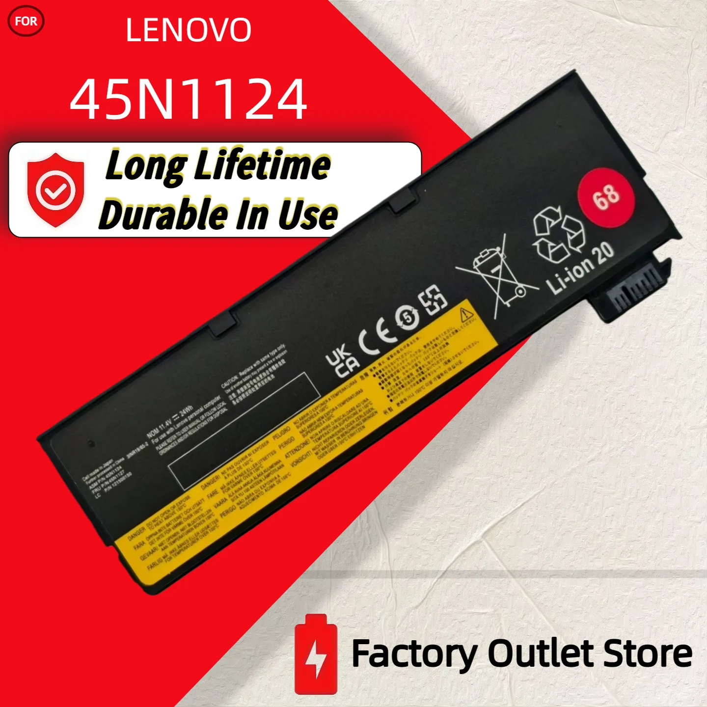 

Wholesale And Retail❗❗❗ X240 3C-68 45N1775 45N1776 45N1124 45N1125 45N1126 Battery FOR Lenovo ThinkPad T440 T440S T450 T450S