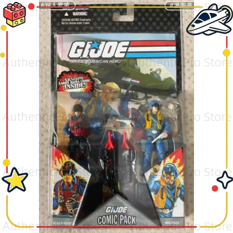 【In Stock】Hasbro G.I. Joe A Real American Hero Comic Pack Scrap Iron & Wild Bill Action Figure Model Toy Gift&Collection
