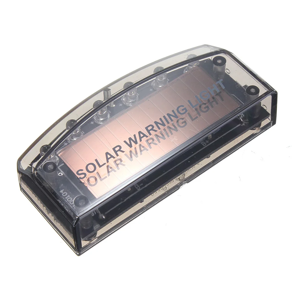 6 Led Car Alarm Warning Light Solar Powered Car Anti-theft Warning Lights Simulated Dummy Led Car Security Lamp Caution Led Lamp