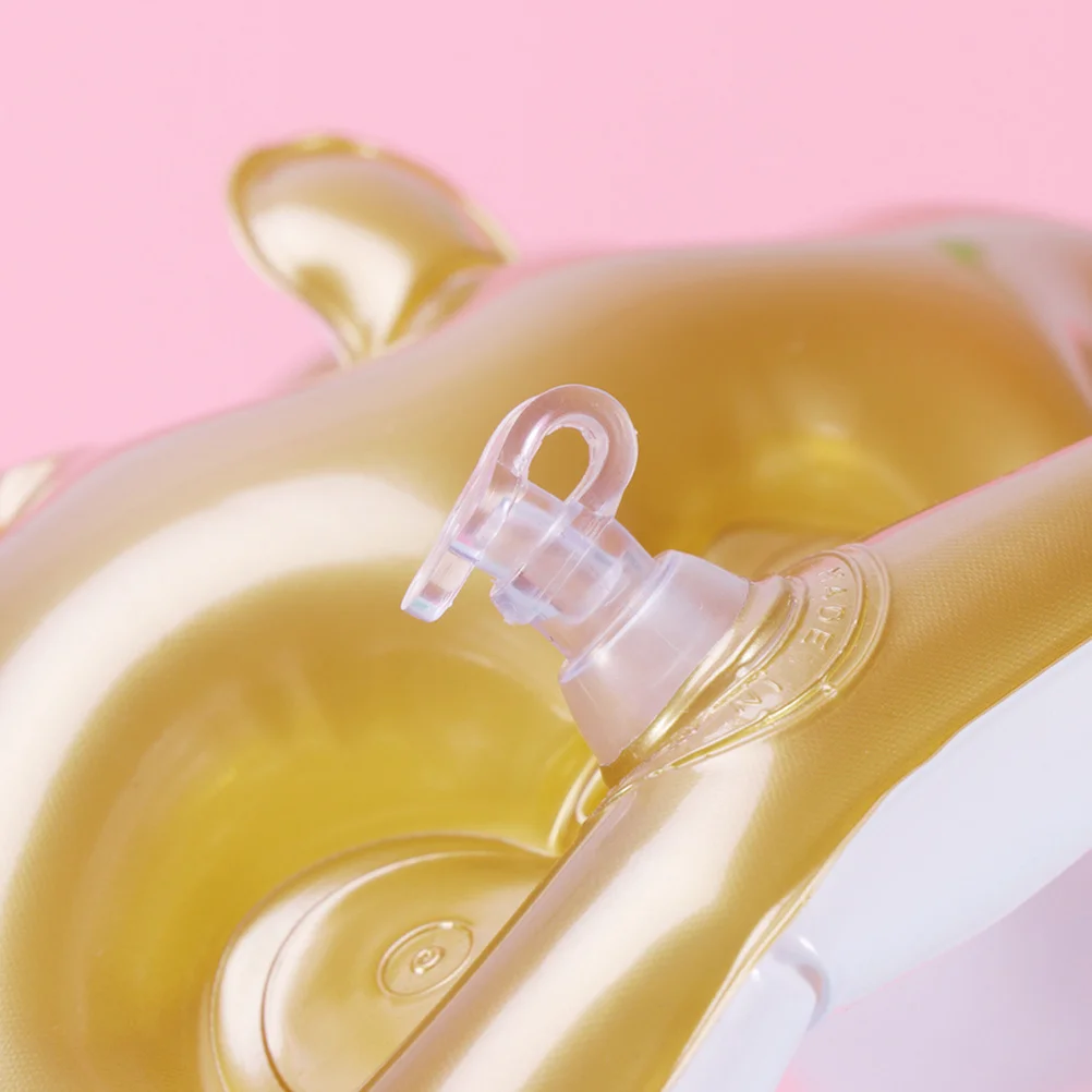 5 pezzi palloncino corona gonfiabile PVC premium decorazione festa per bambini gonfiaggio rapido sgonfiaggio per la celebrazione del giardino domestico dorato 20 cm